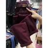 Jeans Reta Stretch Plus Size para Mulheres, Primavera e Verão, para Figuras Curvilíneas Petite, Cintura Alta, Emagrecimento, Cropped, Calça Harem Cenoura Estilo Dad