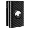 Cartera para Hombre de Comercio Exterior Personalizada con Empuje Lateral, Ranura para Tarjetas Multifuncional, Compartimento de Almacenamiento para AirTag, Antirrobo RFID