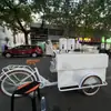 Veículo de Conversão de Barraca de Triciclo Display Promocional Vendas de Mercearia Comercial Carrinho de Café Móvel Barraca de Rua Famosa na Internet