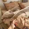 Juego de colcha acolchada de terciopelo de leche para invierno, incluye una funda de edredón de forro polar coral engrosada y cálida, ropa de cama de forro polar reversible de una sola pieza