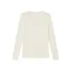 Camiseta Básica de Tencel Modal Cachemir para Mujer Otoño e Invierno Ajustada Color Sólido Amigable con la Piel Camiseta de Punto de Lujo Ligero