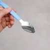Cuchara para Puré de Frutas de Acero Inoxidable 304 Cuchara Creativa para Puré de Frutas Doble Cabeza Multifuncional Práctica Cuchara para Frutas Cuchara para Postres