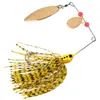 Nuevo Señuelo Cebo Anti-Enganche Hombre de Barba Cebo Falso 16.3g Spinner Compuesto Giratorio en Forma de Hoja de Sauce Señuelo de Pesca Hombre de Barba