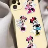 50 Piezas de Pegatinas de Dibujos Animados de Mickey y Minnie, Lindas Pegatinas Impermeables de Mickey Mouse para Maletas, Cuadernos, Refrigeradores, Pegatinas para Niños