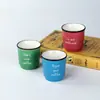 Calcomanía Artesanal Creativa Europea Personalizada Profesional Taza de Cerámica Taza de Espresso Hogar Té Kung Fu Logo Personalizado