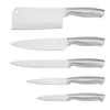 Juego de cuchillos de cocina de acero completo del fabricante, cuchillo de chef para el hogar, cuchillo para frutas de acero inoxidable, cuchillo para rebanar carne, juego de cuchillos para pescado y carne para la cocina