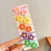 Gomas de Pelo de Goma con Rosca para Bebé que No Dañan el Cabello, Tamaño Pequeño, Gomas para el Pelo del Tamaño de un Pulgar, Accesorios para el Cabello para Niños, Cuerdas para el Pelo Lindas para Niñas