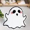 Alfombra de suelo Amazon de cachemira sintética con temática única de Halloween, alfombra para sala de estar, alfombra suave antideslizante para mesita de noche de dormitorio
