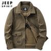 Otoño 2022 Nueva Chaqueta Casual de Pana para Hombre Talla Grande Holgada para Hombre Chaqueta con Solapa para Hombre 0692