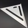 Regla Multifuncional de Ángulo Recto, Regla Triangular Industrial de Aleación de Aluminio, Medición para Carpintería y Decoración, Herramienta de Medición Doméstica de Alta Precisión