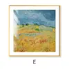 Diecisiete Obras Maestras Nórdicas de Arte de Nicho: Arte de Pared para Sala de Estar, Pinturas Decorativas Estilo Madera para Comedor, Murales de Pared de Van Gogh y Monet para Dormitorio