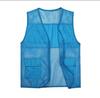 Colete de Verão com Faixa Refletora Malha Grande Roupas de Trabalho Publicitárias Colete de Voluntário Colete de Voluntário em Malha