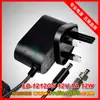 Adaptador de Corriente 12V1A 5V2A Enchufe de Pared Tipo Estándar Europeo Estándar Americano Estándar Británico Estándar Chino Certificación 3C Typec