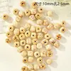Acessórios de Joias Tecidos Contas Soltas de Cerâmica Bola com Esmalte de Flor Furo Grande Material para Pulseira Estudante Feminina Pulseira Redonda DIY
