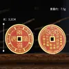Nuevo Colgante de Cinco Colores del Dios de la Riqueza para Coche, Regalo para Atraer Riqueza, Ojo del Dios de la Riqueza Metal Flor de Ciruelo Dinero Colgante Decoración Interior de Coche