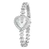 2025 Nuevo Popular Moda de Nicho Amor Diamante Incrustado Pulsera Reloj Británica para Mujer Fabricante Listo para Enviar Dropshipping