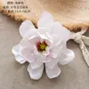 Cabezas de Flores de Magnolia Artificiales Grandes, Flores Falsas, Plantas Verdes, Manualidades de Decoración para Bodas, Estilo Ins, Venta al por Mayor Transfronteriza