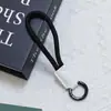 Nuevo Cordón para Teléfono Móvil de Cuero PU Empalmado de Huayang, Cordón para Teléfono Móvil de Cuerda Trenzada Colorida, Correa para Botella de Agua con Llavero