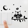 Lindo Adhesivo de Interruptor de Búho Adhesivo de Pared Decorativo para el Hogar Sala de Estar Dormitorio Estudio Transfronterizo Removible MUK4764