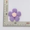 Nuevo flor de cinco pétalos ultrasónica tela algodón repujado flor cosida a mano diy accesorios para el cabello zapatos flor sombrero flor venta al por mayor