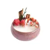 Taza de Cerámica con Grietas de Hielo Creativa Velas Aromáticas DIY Zisha Velas de Siete Colores Taza Vacía Taza de Té Pequeña Multicolor