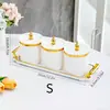Traje de Almacenamiento de Dulces de Lujo Ligero de Gama Alta para el Hogar, Sala de Estar, Mesa de Café, Plato para Bocadillos, Plato para Bocadillos, Tarro de Almacenamiento para Frutas Secas Duras