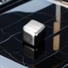 Direto da fábrica 304 aço inoxidável cubo de gelo pedra de gelo para vinho cubo de gelo de metal cubo de gelo para uísque cubo de gelo congelado rapidamente caixa de cubo de gelo conjunto
