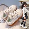 Zapatos Deportivos para Niños Primavera y Otoño 2025 Nuevo Estilo Coreano Retro Zapatos de Entrenamiento Moral para Niñas Suela Suave Zapatos para Correr para Niños Modernos