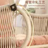 Silla Mecedora de Balcón Uso en Interiores Hogar Silla Hamaca de Moda Jardín Patio Pequeño Silla Mecedora Silla Mecedora de Exterior para Patio