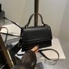 Street Casual Solid Color Shoulder Bag 2024 Novo Estilo Casual Hand Bag Nova moda simples Crossbody Small Square Bag