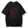 Camiseta Feminina Verão Algodão Macio Manga Curta Hirsionsan Sexy Estampa de Lábios Transfronteiriça Aliexpress Feminina