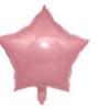 Plato de luz redondo de estrella de cinco puntas de amor de 18 pulgadas, globo de aluminio Tanabata, Día de San Valentín, confesión, decoración de boda
