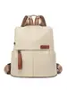 Mochila de Viaje de Gran Capacidad para Mujer 2026 Nuevo Estilo Bloque de Color de Moda Tela Oxford Informal Bolsa Grande