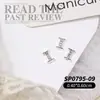 Joyería de Arte para Uñas de 26 Letras Aleación de Oro y Plata Diamante 3D para Arte de Uñas Accesorios de Decoración para Uñas DIY