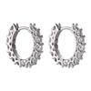 Weiwan Jewelry S925 Prata Esterlina Brincos Redondos com Diamantes Temperamento Exquisito Brincos para o Dia a Dia Design Mais Fácil para Combinar Mulheres E004