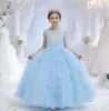 Amazon Suministro Vestido Largo de Niña Vestido de Princesa Vestido de Noche para Show Infantil Vestido de Fiesta de Cumpleaños para Niños Grandes