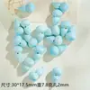 Kit de Materiales para Manualidades de Joyería Cerámica Jingdezhen para Estudiantes, Niñas, Cuentas con Agujero Grande Horizontal, Cuentas Sueltas, Cuentas para Hilo, Manualidades Infantiles