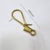 Fabricante de Foshan Llavero de Latón al por Mayor Hebilla de Acero Inoxidable Enrollada a Mano Accesorios de Ferretería Electrochapados en Hierro Manualidad Creatividad