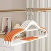 Perchas para Ropa de Uso Doméstico, Antideslizantes, Anti-Arrugas, Perchas Protectoras de Hombros para Secar Ropa, Perchas para Armario, Estantes para Perchas