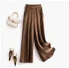 Pantalones Falda Sueltos de Seda de Cobre Amoniacal Pesada Novedad Primavera y Verano 2024 Pantalones Cortos Pantalones Casuales de Pierna Ancha Sueltos Talla Grande