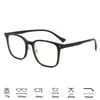 Clavos metálicos redondos Montura de gafas ópticas TR90 unisex textura simple estilo de lujo ligero se puede equipar con gafas para miopía para estudiantes