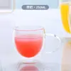Taza de Café de Doble Capa, Taza de Vidrio Aislante, Taza de Té Transparente, Taza para Jugos Doméstica, Vaso de Agua, Vidrio de Borosilicato Alto Engrosado