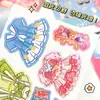 Sanrio Princesa Magnético Vestir Adesivos Crianças Adesivos Magnéticos DIY Geladeira Adesivos Meninas Vestir Brinquedos