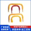 Fabricantes de Dongguan customizam ferragens de alça de tubo de ferro com rolamento de carga, cotovelos de corrimão de tubo de ferro, processamento customizado