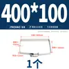 Acero Inoxidable 304 Abrazadera Rectangular Cable de Puente Ingeniería Fotovoltaica Canaleta para Cables Abrazadera de Tubo Abrazadera para Manguera Tubo Cuadrado Hebilla Fija