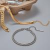 Jieding Europeu e Americano 18K Metal Aço Inoxidável Pulseira Feminina Acessível Luxo High-End Joias de Mão Não Desbota Joias de Aço Titânio Transfronteiriço