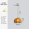 Lámpara de comedor, lámpara nórdica de calabaza, estilo japonés, estilo tranquilo, lámpara de dormitorio vintage, lámpara de madera original, creativa, lámpara de calabaza de madera para casa de familia.