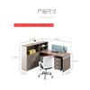 Set de Escritorio y Silla de Oficina 2 4 6 Escritorio para Cuatro Personas Estación de Trabajo para Personal Escritorio de Oficina para Finanzas Escritorio de Computadora Simple Moderno
