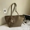Bolso de Hombro Retro de Gran Capacidad para Mujer 2026 Nueva Moda Bolso de Mujer de Cuero Gamuza Versátil Casual para el Trabajo Bolso de Hombro de Moda