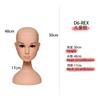 Adereços de cabeça masculinos e femininos modelo de cabeça de manequim display de chapéu cachecol óculos adereços primeira prateleira de exibição de joias mesa de cabeça